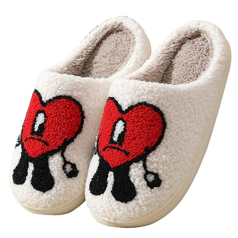 Big Smiley Pattern Slippers 2.0