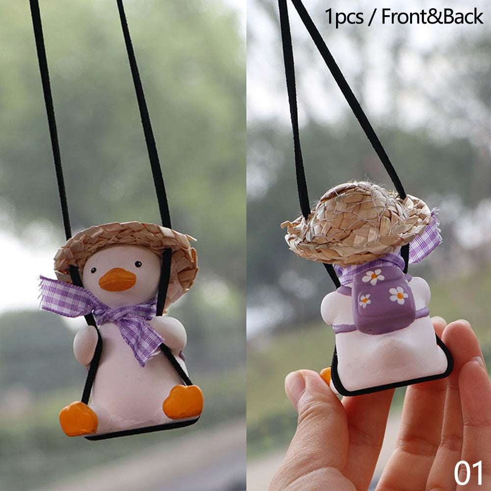 Car Pendant Cute Anime Little Duck Swing – ESJProducts
