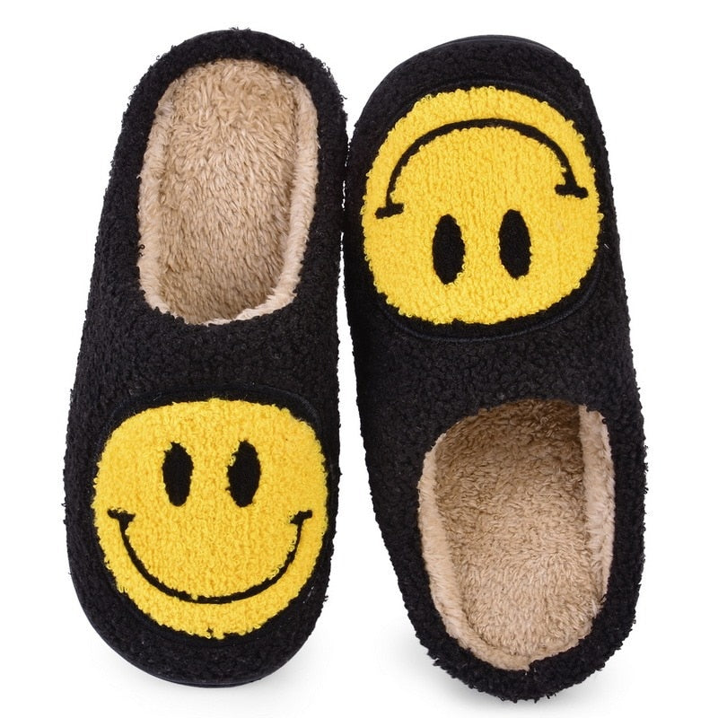 Big Smiley Pattern Slippers 2.0