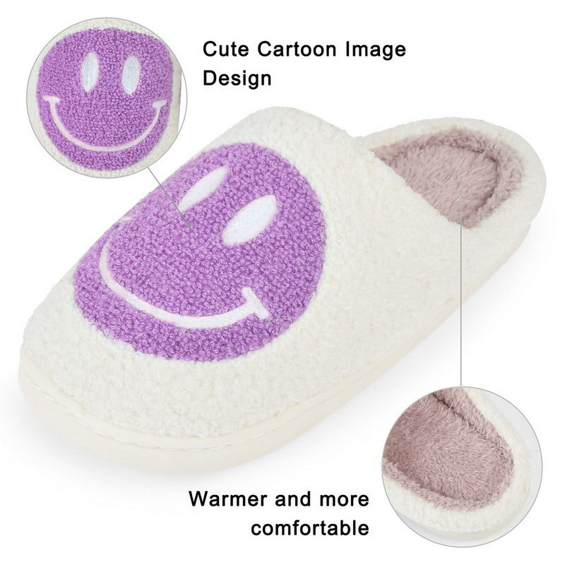 Big Smiley Pattern Slippers 2.0